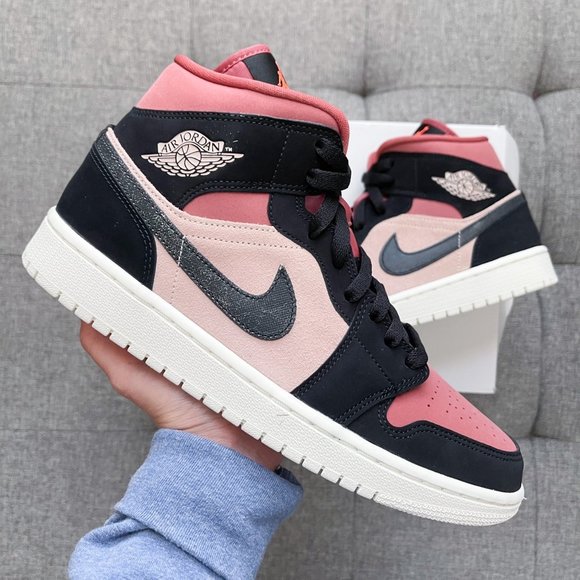 Jordan Other - Nike Air jordan 1 retro mid shoes  ( special )